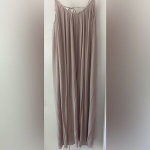 Wishlist Flowy Beige Sleeveless Dress